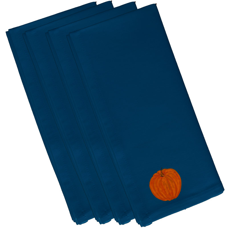 Ensemble de serviettes 4 pièces Mount Washington, L 18 po x L 18 po, bleu