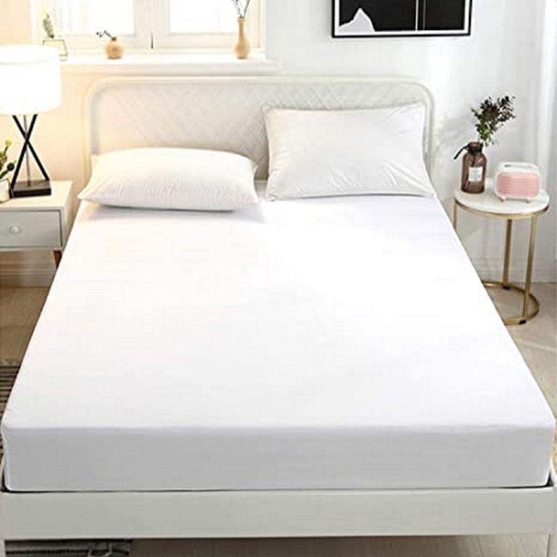 Eemeli Microfiber 30cm Deep Fitted Sheet, White, Single (3')
