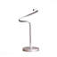 Lampe de table - DEL de 19 po, fini blanc mat, tube spiralé en S Curvilinear à DEL