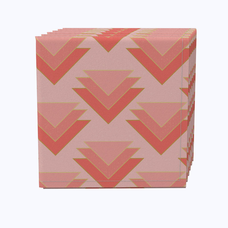 100% Cotton Geometric Square Napkin