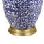 Lampe de table bleue en céramique