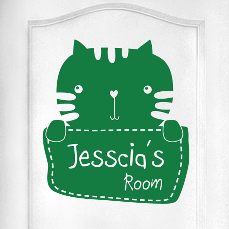 Animals Wall Decal, Green