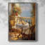 Reproduction encadrée FLORAL Series DCCLVI - bois massif-701681507