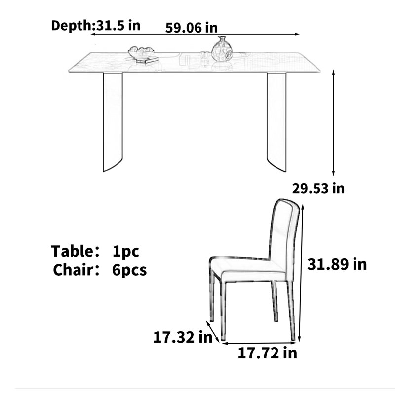 Tyreek, 29.53"H x 59.06"L x 31.5"W