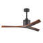 Mollywood - 42" Ceiling Fan - Textured Bronze Finish - Matte Black Blades-465038768-465838809-413141962