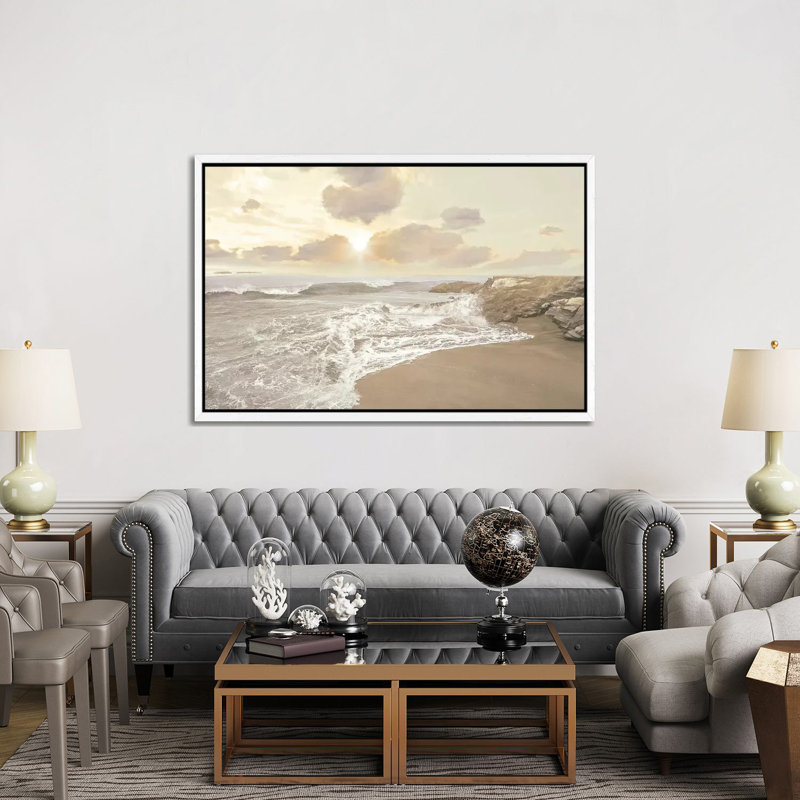 Gateway by Mike Calascibetta - Print on Canvas, 152.5 cm H x 101.5 cm W, White Framed