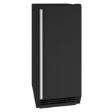 U-Line 15"W. 1 Class 55 Lb. Daily Production Clear Ice Machine - Black