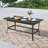 Charron 41.81'' Wide Metal Outdoor Patio Coffee Table