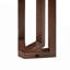 4 Piece Bar Table Set with 3 PU Upholstered Stools, Solid Wood Counter Height Dining for Small Spaces, Cherry Finish