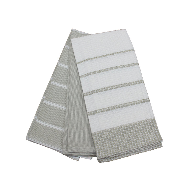 Serviette de thé Cannady, Beige, l 26 po x l 18 po