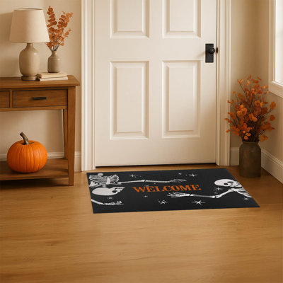 Tapis d'entrée antidérapant Skeleton