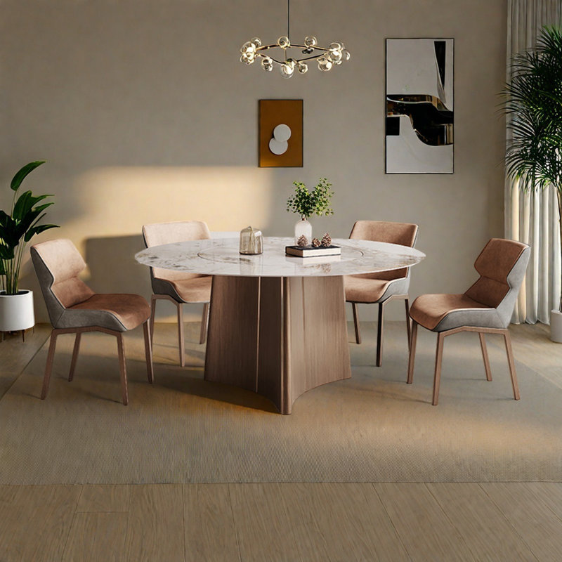 Modern Round Sintered Stone Dining Table