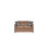 Causeuse en similicuir de 58 po avec coussins Terrazzo