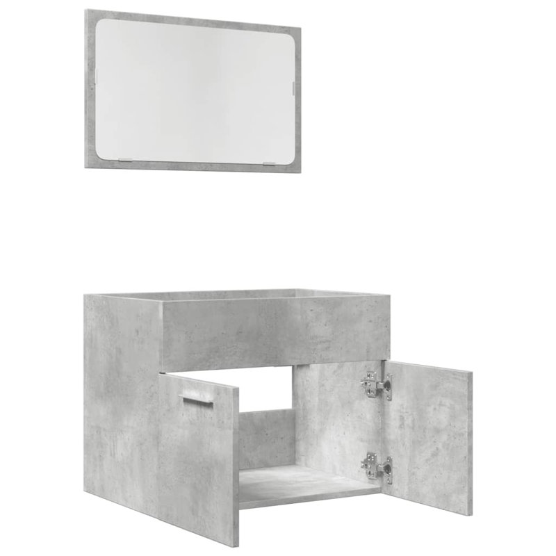 Sayeh Bathroom Furniture Suite, Concrete Grey