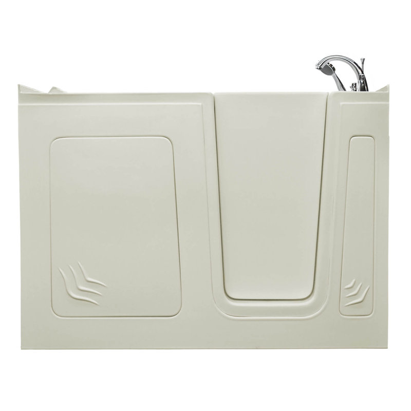 Baignoire de trempage 60" x 32" Aspen, Biscuit, Droite