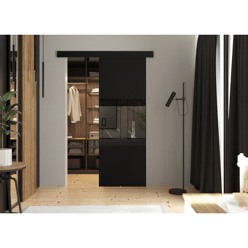 DOOR LUMBA 1, 62cm x 205cm, Black
