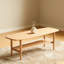 Table basse étroite 100% bois massif 120x40x42cm-1153343158