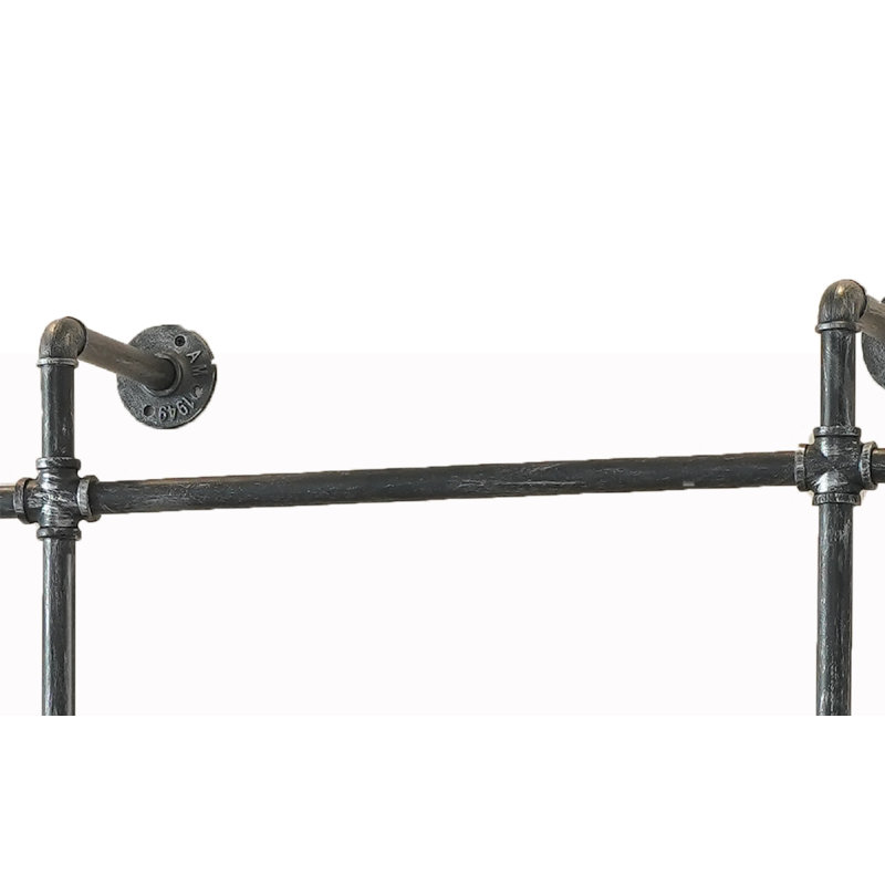 Niciah Iron Wall Mounted Clothing Racks