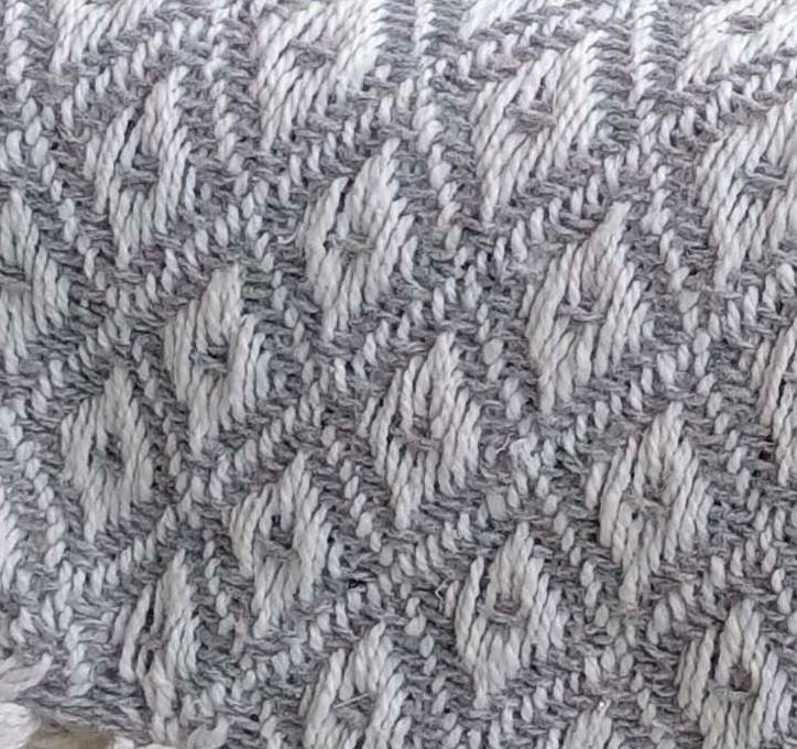 Cimino Machine Woven Throw Blanket, Silver, W254 x L254cm