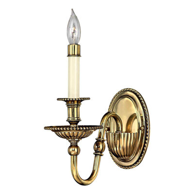 Baddesley Steel Candle Wall Light