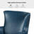 Aviles  29.2" W Vegan Leather Wingback Armchair-1762382808