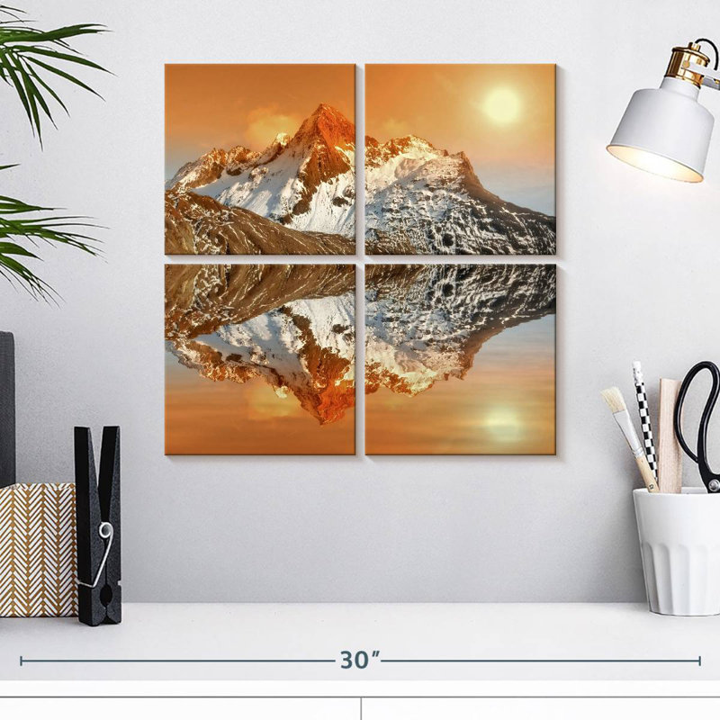 Alvord Sunset At The Swiss Alps, 18'' H x 18'' W