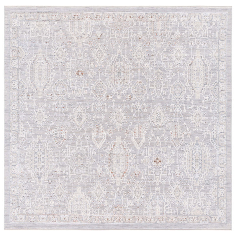 Braynard Performance Oriental Rug, Square 6'7"