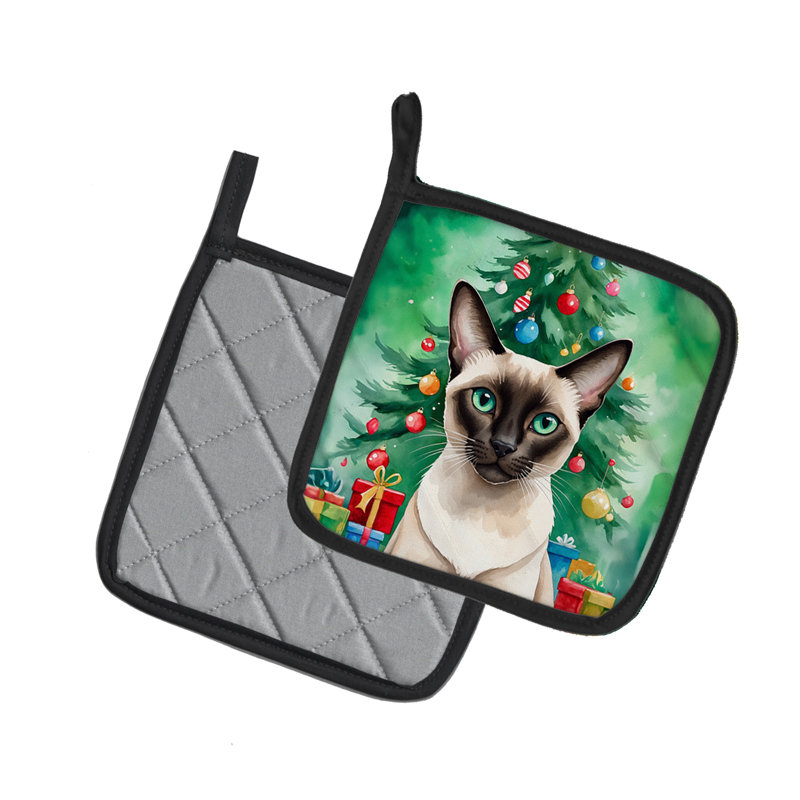 Paire de porte-pots Colorpoint Shorthair
