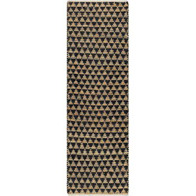 Addy Hand-Woven Geometric Jute Rug