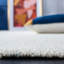 Tapis en laine touffeté à la main de couleur sauge / ivoire Donica-88088919