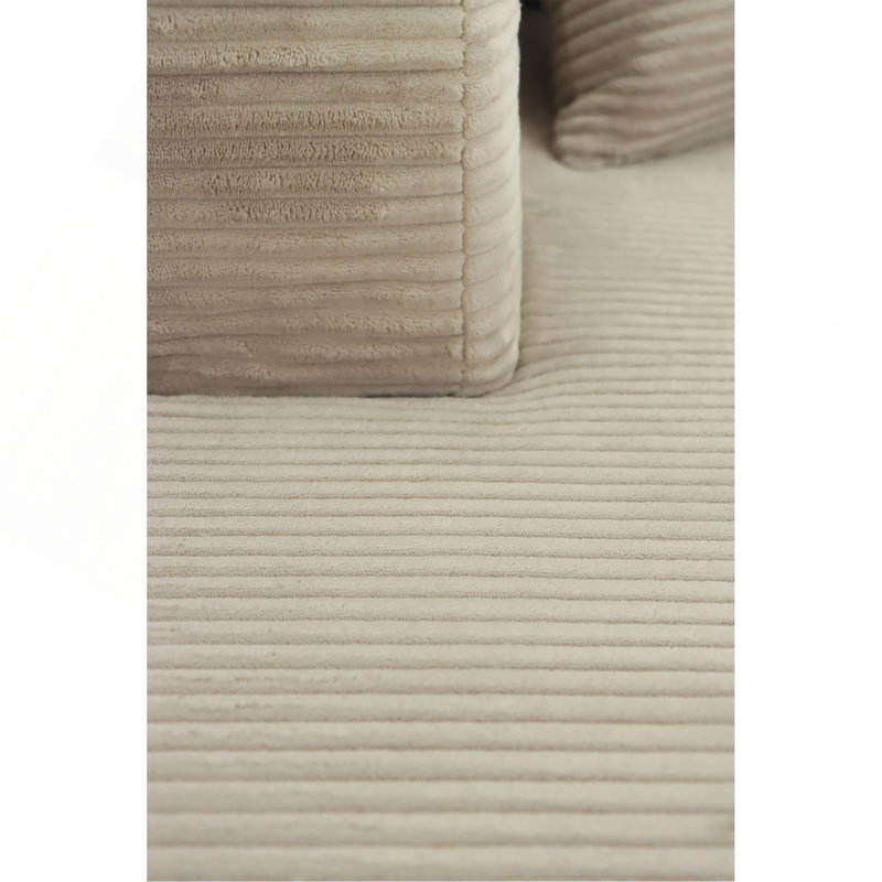 Canapé modulaire 105 po avec méridienne en L 105 po, canapé modulaire moderne avec assise profonde, canapé rembourré pour le salon et la chambre à coucher, aucun assemblage requis