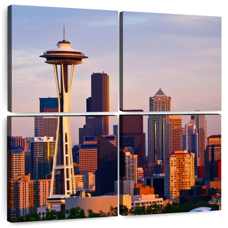 Nicci Seattle Center Space Needle, 26" H x 26" W