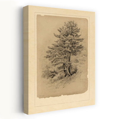 «This Old Tree Vintage Abstract Tree Landscape Art»