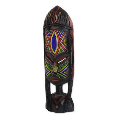Dougie Handmade Traditional Abstract Wall Decor on Solid Wood