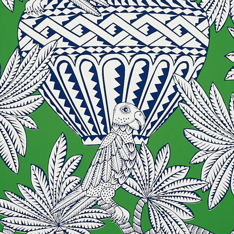 Papier peint Santarem, Vert