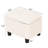 16"  Faux Leather Storage Ottoman Footstool-1294036128