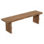 Banc en bois avec pieds robustes