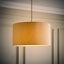 27.5cm H Cotton Drum Pendant Shade ( Screw On )-472585212-497528535