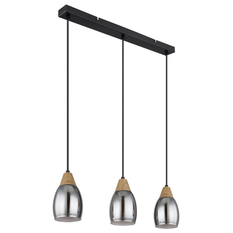3 - Light Matte Black Pendant