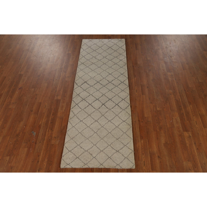 Tapis de couloir oriental marocain Trellis 3 x 8