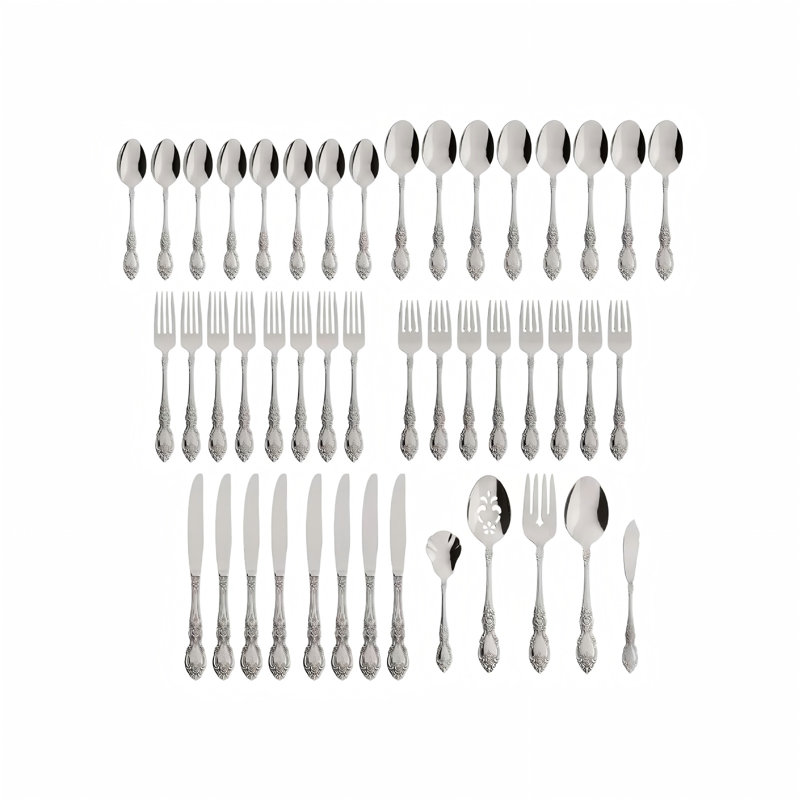 Ensemble de 8 couverts en acier inoxydable pour la maison