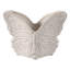 Organisateur de bureau décoratif papillon pour le rangement dans la chambre à coucher - Accessoire de bureau polyvalent pour la cuisine, la salle de bain ou la décoration intérieure élégante - 5,5 po, blanc