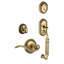 Newport Handleset with Single Cylinder Deadbolt and Door and Rosette-924766114