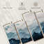 Avery, paysage de montagne japonais abstrait-106045932