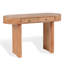 Bureau ovale en bois 2 tiroirs Gialana