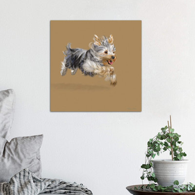 Yorkshire Terrier by Vicki Newton - Wrapped Canvas Painting
