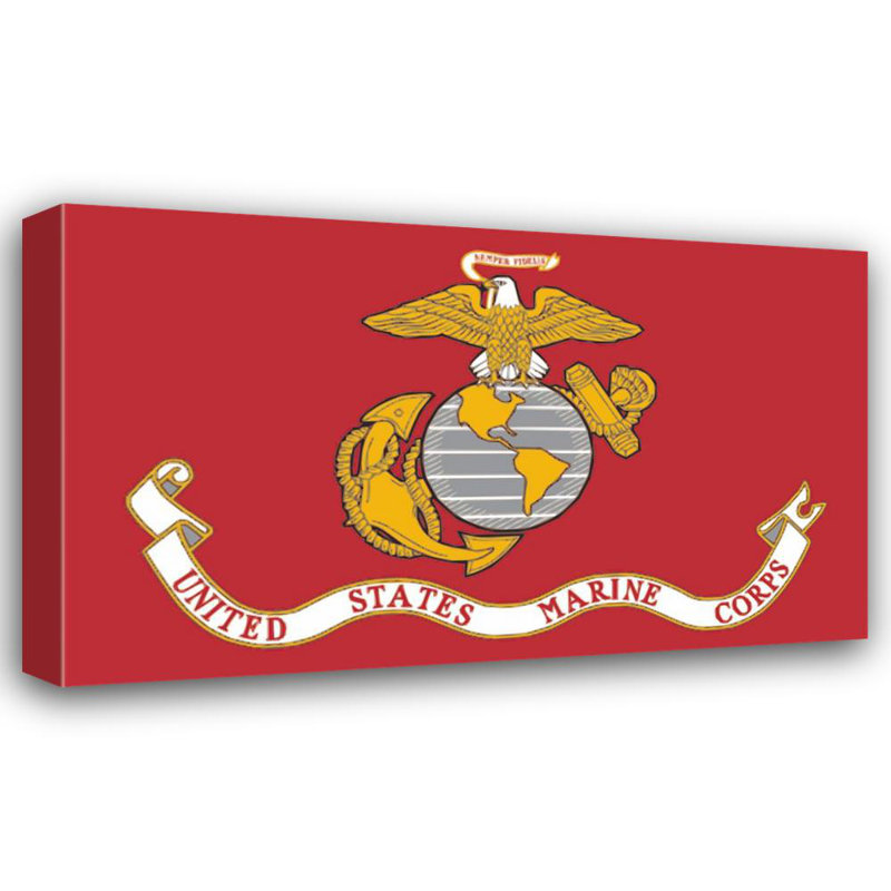 Corps de la marine des États-Unis, H 11 po x l 18 po