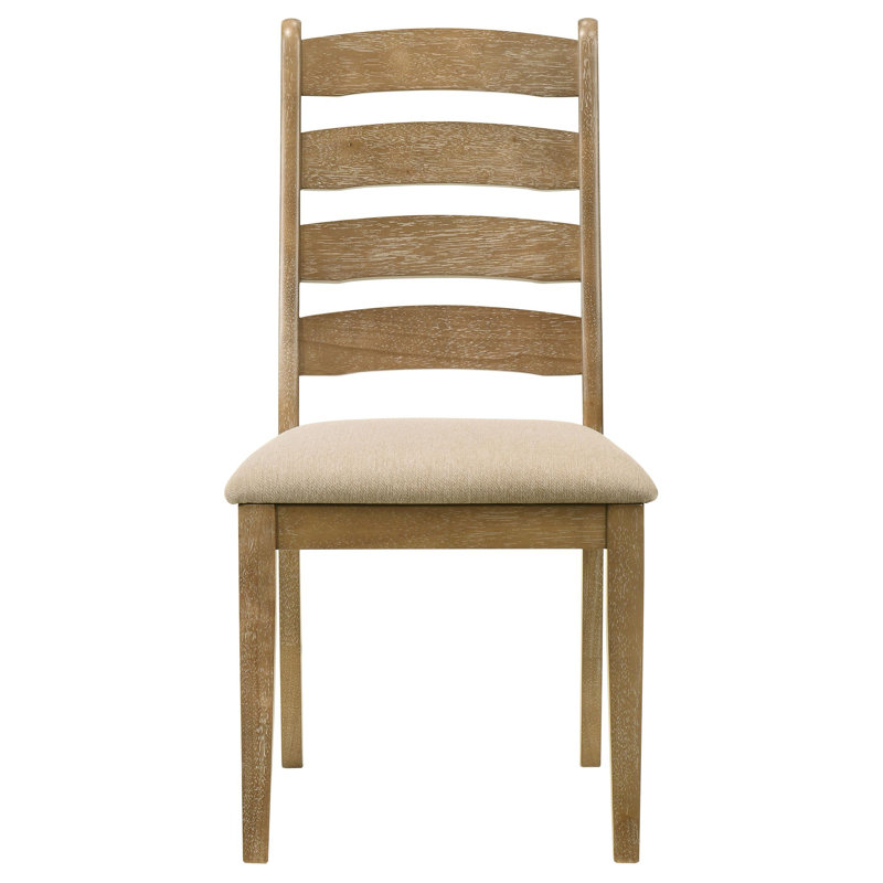 Gervin Wood Dining Side Chair Brown Oak