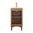 Mumbai 18" Single Bath Vanity in Aged Dark Brown Oak with Drop-In White Ceramic Basin Top-196007318