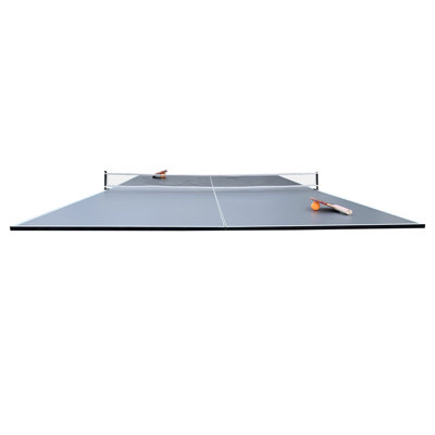 RACK Virgo Table Tennis Conversion Top for Billiard/Pool Table, 4-Piece, Gray